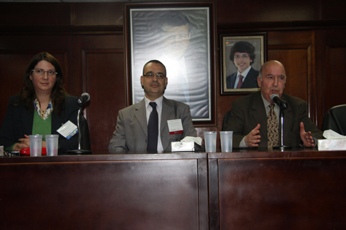 From right to left: Dr. Hisham Gharaybeh, Dean of Talal ...