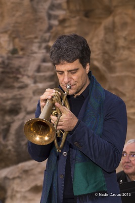 Italian trumpeter and composer Luca Aquino participates ...