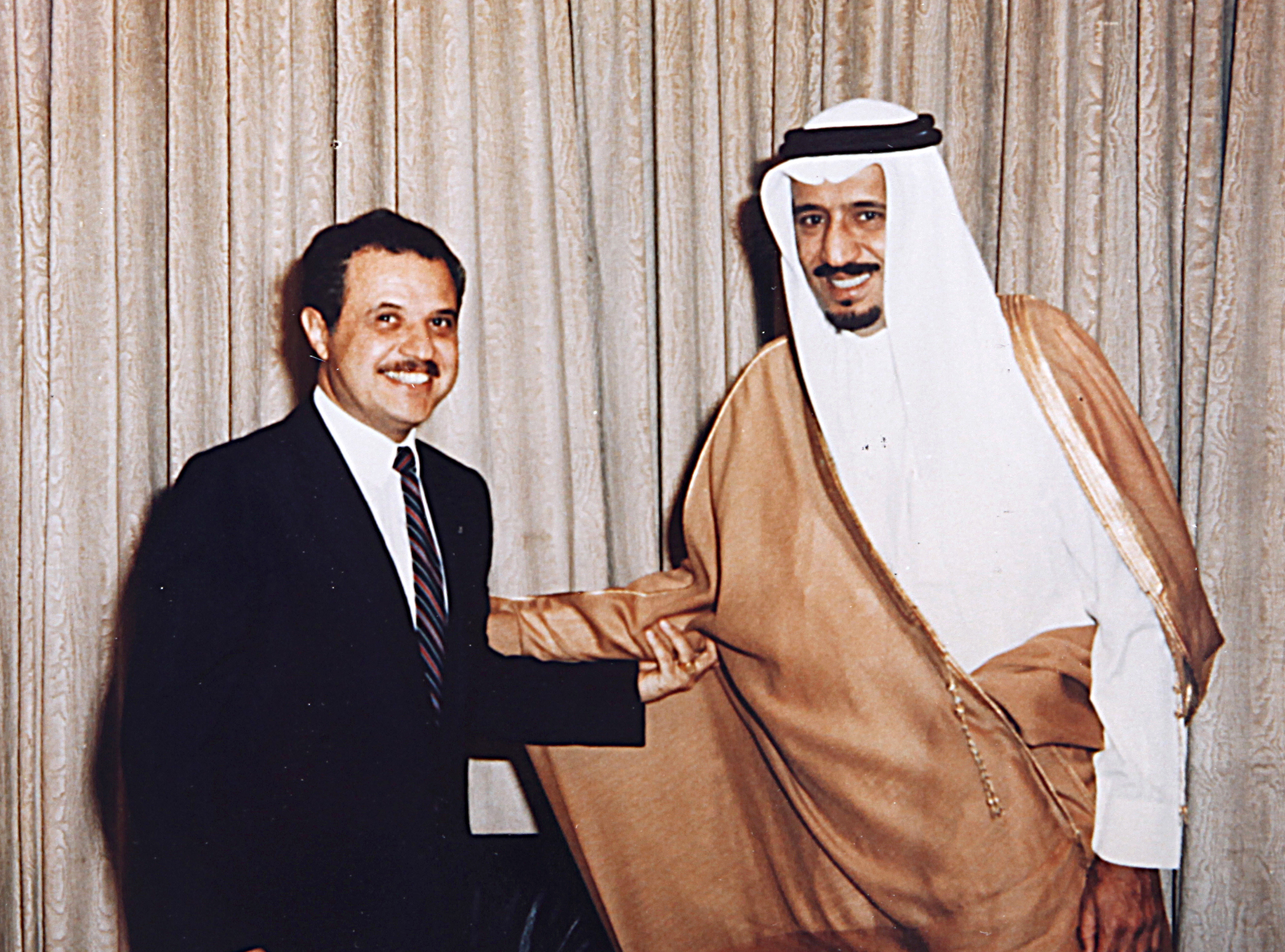 With His Majesty King Salman