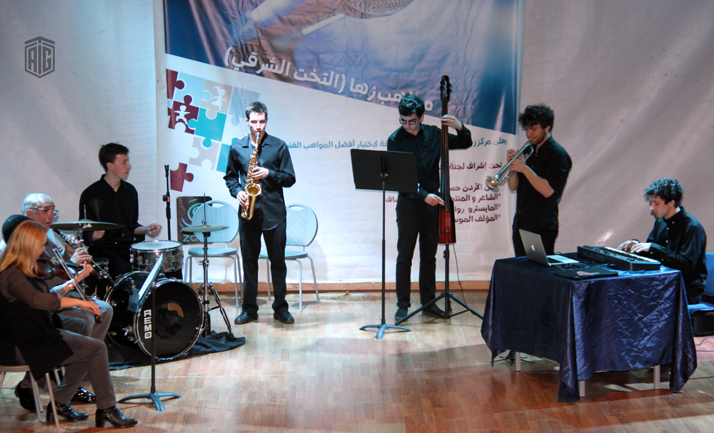 The Jordanian National Orchestra Association (JOrchestra) organizes a Jazz concert for families under the patronage of HE Dr. Talal Abu-Ghazaleh; chairman of the Board of Trustees of the Association at Zaha Cultural Center. 