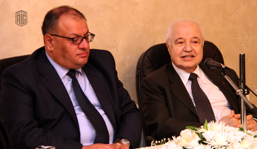 HE. Dr. Talal Abu-Ghazaleh inaugurates a knowledge station at Fuhais Youth Club which was established by Talal Abu-Ghazaleh Organization in the presence of the club director Ayman Samawi 