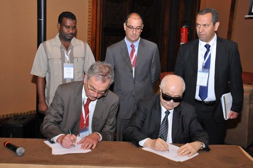 HE Dr. Talal Abu-Ghazaleh head of the Arab States Research and Education Network (ASREN) signs a cooperation agreement with the American University of Beirut (AUB)