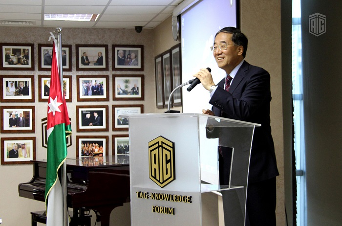 TAG-Confucius Institute organizes the first contest in Jordan for writing and dictation skills in Chinese language, in the presence of the Chinese Ambassador to Jordan Mr. Pan Weifang