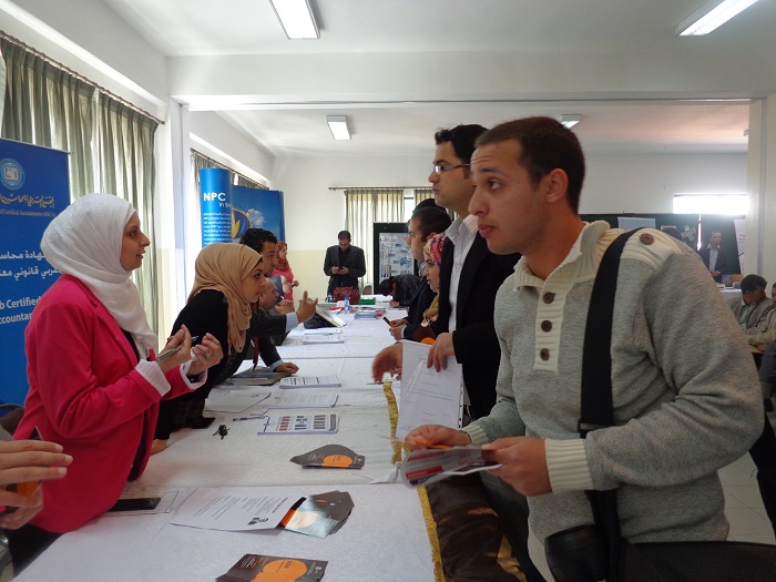 Talal Abu-Ghazaleh Recruitment (TAG –Recruit), participates in the Job Fair organized at Al-Isra University and the Business Development Center
