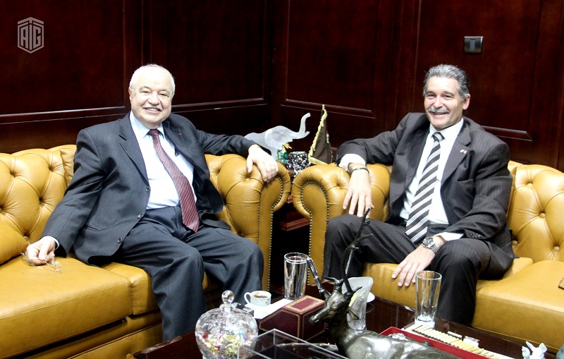 A high-level meeting between HE Dr. Talal Abu-Ghazaleh and HE Mr. Bruno Saccomani, Canadian Ambassador to Jordan, was held to discuss women’s empowerment in Jordan