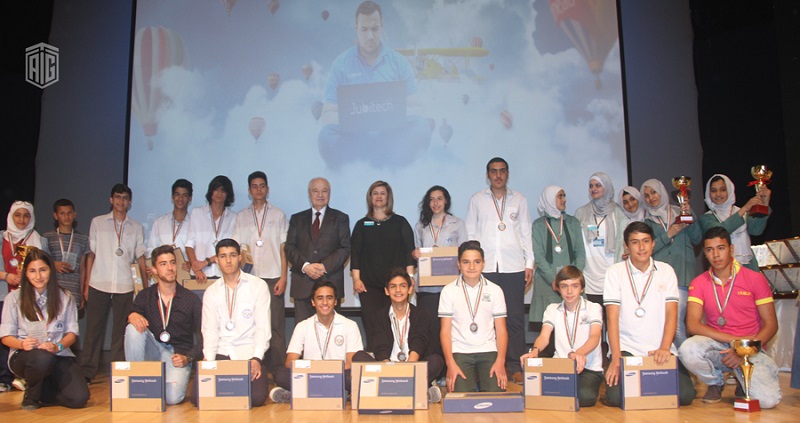 HE Dr. Talal Abu-Ghazaleh Patronizes Arab Youth Competition for Creative Electronic Design ‘Jubitech 13’ at Jubilee School