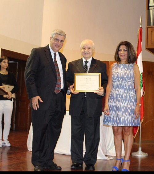 The American University of Beirut honors HE Dr. Talal Abu-Ghazaleh during the celebration of its 150th anniversary since its founding.