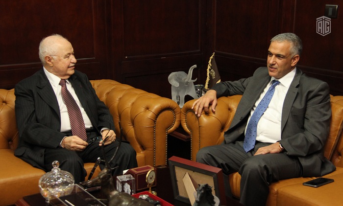 HE Dr. Talal Abu-Ghazaleh and HE Mr. Ramzi Nuzha, Jordan’s new General Comptroller of companies, discuss partnership between private and public sectors