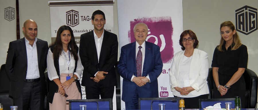 HE Dr. Talal Abu-Ghazaleh and Mr. Fares Sayegh, General Manager of Ro’ya TV signed a Memorandum of Understanding to explore methods of cooperation between both parties.