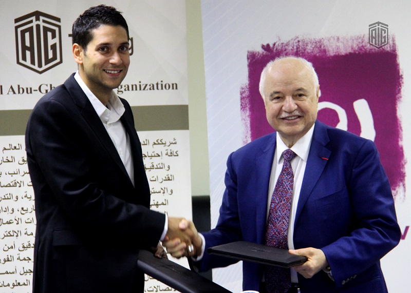 HE Dr. Talal Abu-Ghazaleh and Mr. Fares Sayegh, General Manager of Ro’ya TV signed a Memorandum of Understanding to explore methods of cooperation between both parties.