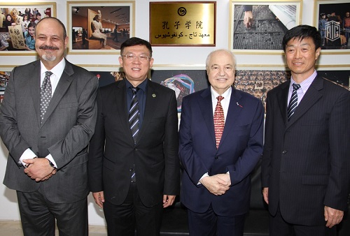 Inauguration of the new offices of TAG-Confucius Institute under the patronage of the Executive Deputy Director General of Hanban and HE Dr. Talal Abu-Ghazaleh, in the presence of President of Shenyang University