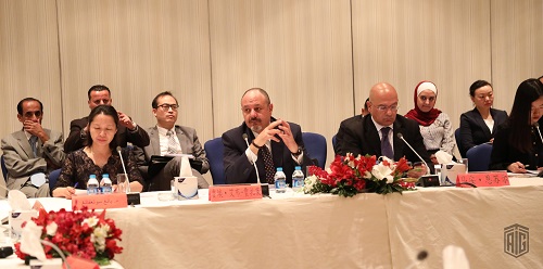 Mr. Luay Abu-Ghazaleh, vice chair of Talal Abu-Ghazaleh Organization participates in a seminar that marks the 40 years of diplomatic relations between Jordan and China organized by Al Rai Center for Studies