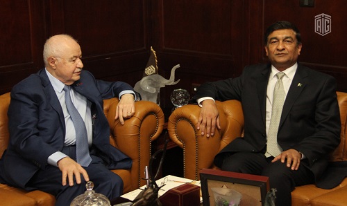 HE Dr. Talal Abu-Ghazaleh receives the Pakistani Ambassador to Jordan and announces TAG-Org's 101 office in Lahore