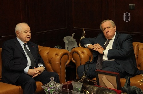 HE Dr. Talal Abu-Ghazaleh and the Italian Ambassador to Amman HE Mr. Giovanni Brauzzi to join forces for the safeguard of the Jordanian Archeological Heritage