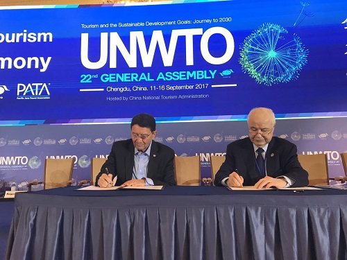 Talal Abu-Ghazaleh Organization and the UN World Tourism Organization sign partnership, First International Smart Tourism Center to be established 