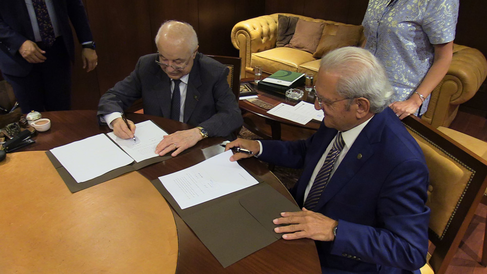 MOU signing with the Center of the Rule of Law Chairman Dr. ...