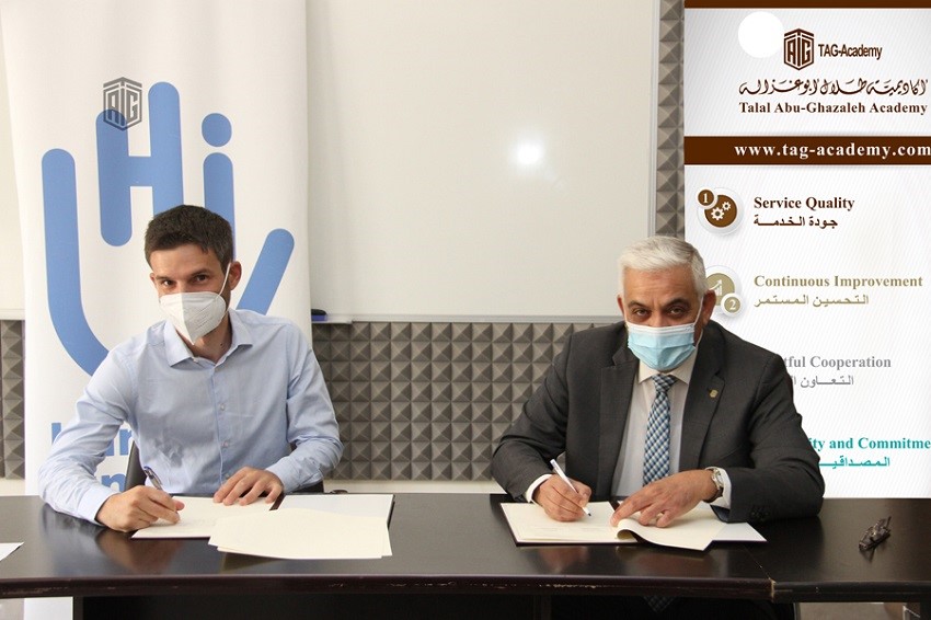 اتفاق تعاون بين أكاديمية طلال أبوغزاله ومنظمة الإنسانية والإدماج