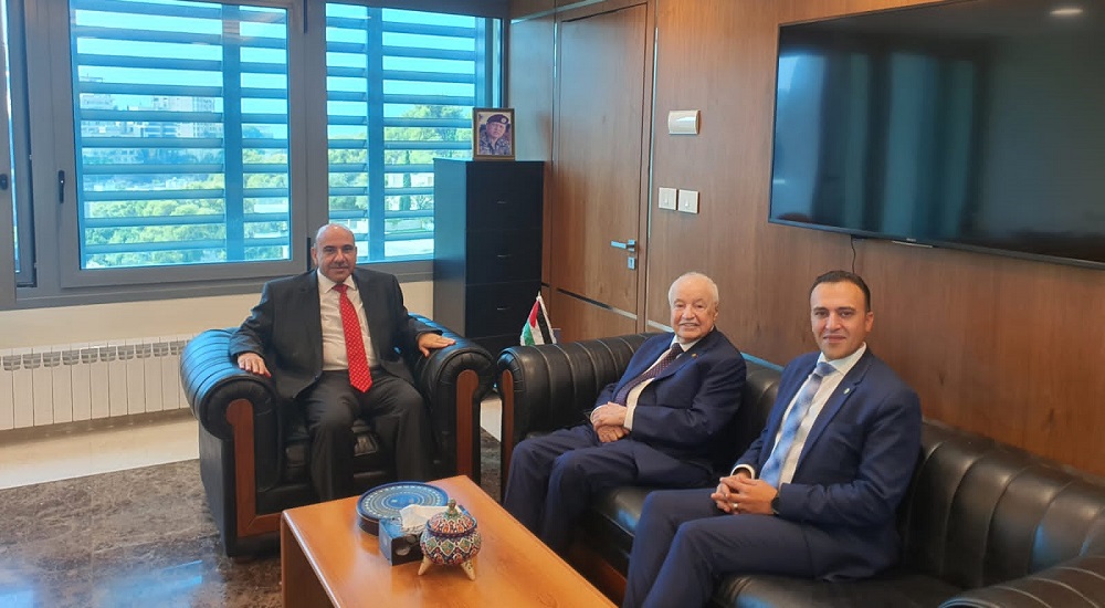 Jordan’s Ambassador to Lebanon Receives Dr. Talal Abu-Ghazaleh