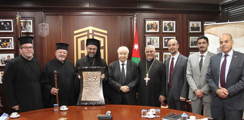 Dr. Talal Abu-Ghazaleh Receives Archbishop of the Melkite Greek Catholic Church in Jordan
