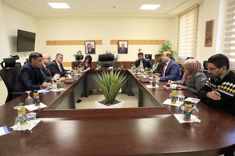 ‘Abu-Ghazaleh University College for Innovation’ Discussed Cooperation with Palestinian Academic and Cultural Institutions