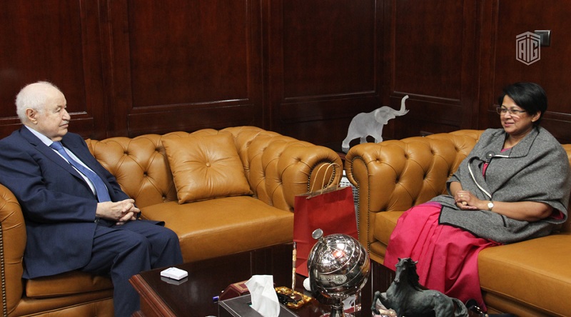 أبوغزاله وسفيرة سيريلانكا لدى الأردن يبحثان سبل تنمية وتطوير التعاون الاقتصادي بين البلدين
