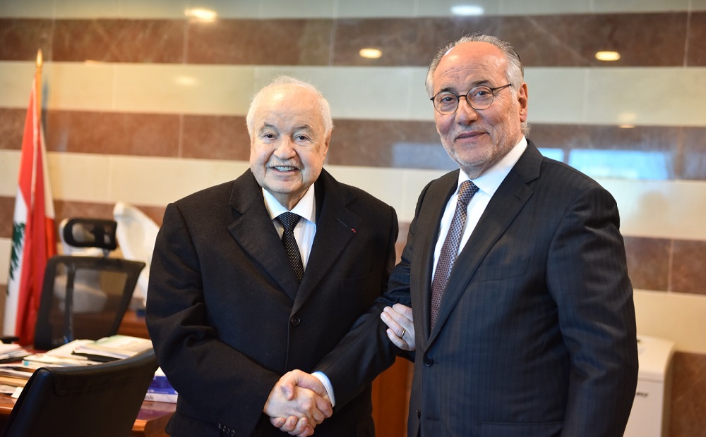 Abu-Ghazaleh and Lebanon’s Minister of Education Discuss ‘TAGEPEDIA Digital Learning’ Project