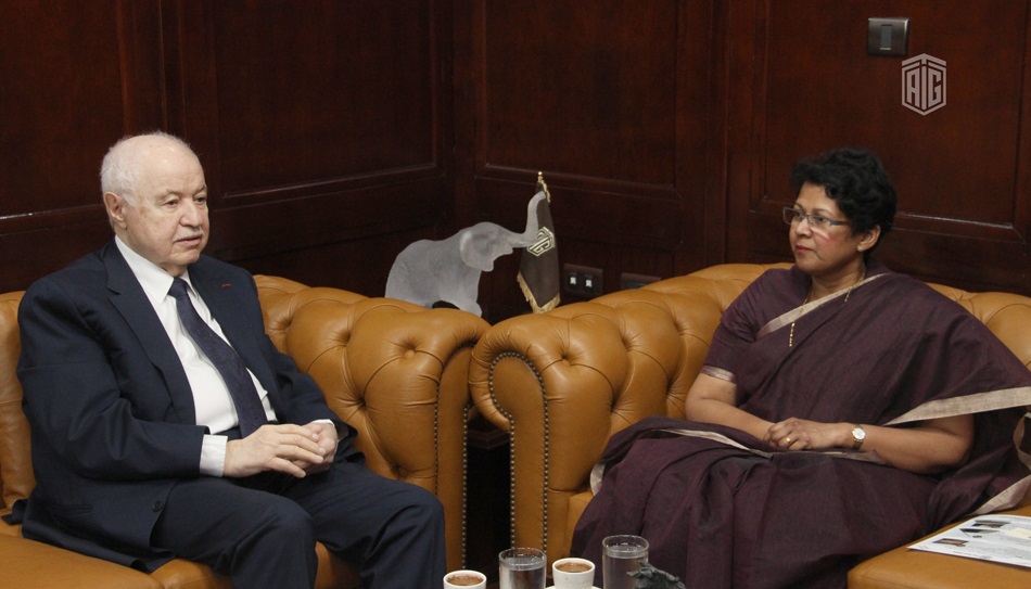 أبوغزاله والسفيرة السريلانكية في عمان يبحثان سبل التعاون في عدة مجالات