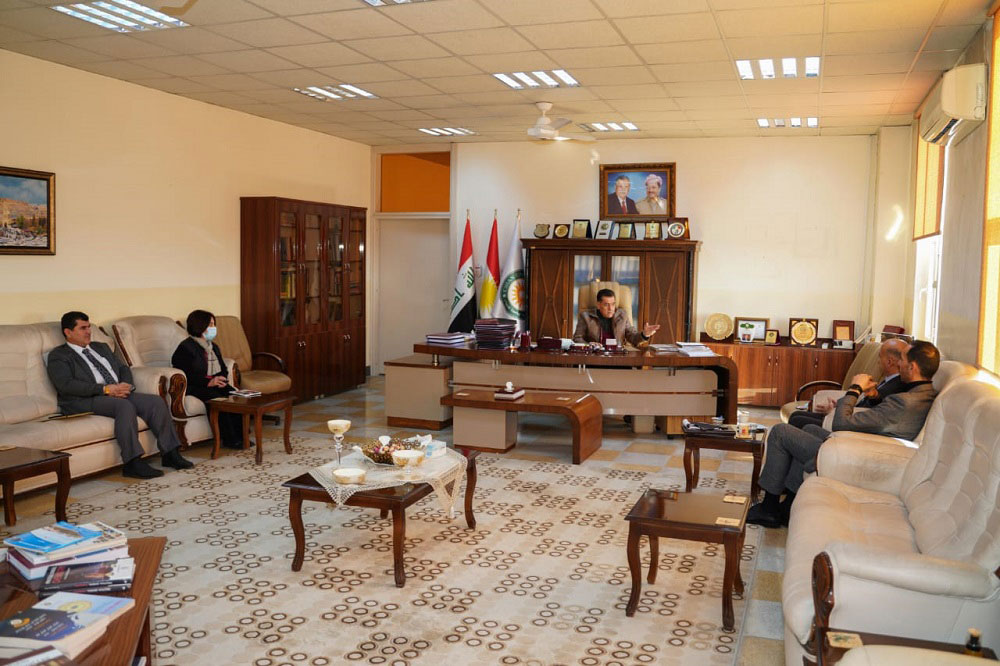وفد من "أبوغزاله العالمية" يزور جامعة جيهان – في أربيل