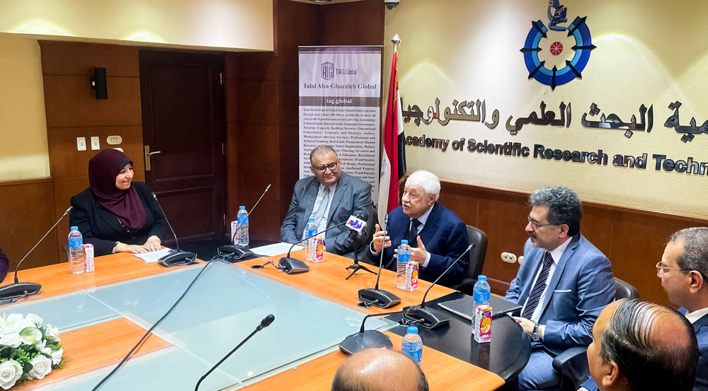 Dr. Abu-Ghazaleh Patronizes the Launch of Cooperation Agreement with WIPO and Egyptian Patent Office