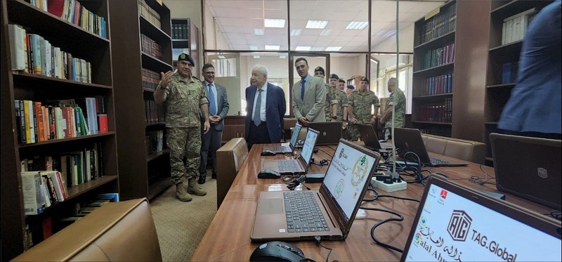 Abu-Ghazaleh Opens TAG Knowledge Station in the Military Academy in Lebanon 