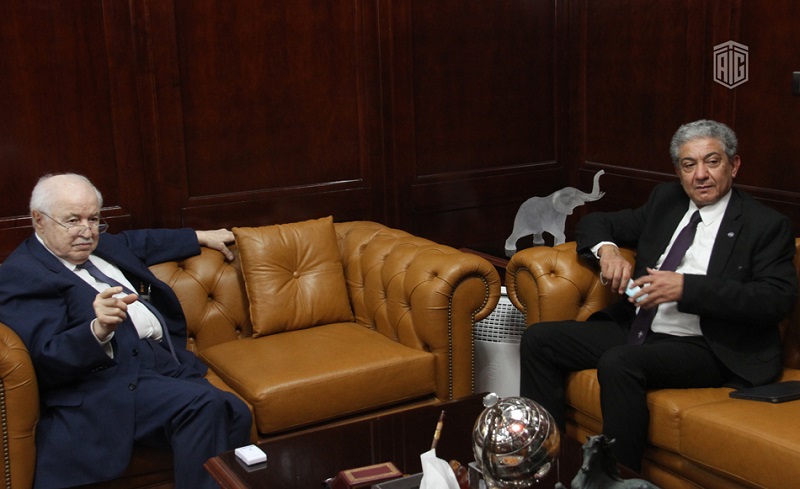 أبوغزاله يستقبل الأمين العام للمنظمة الكشفية العربية