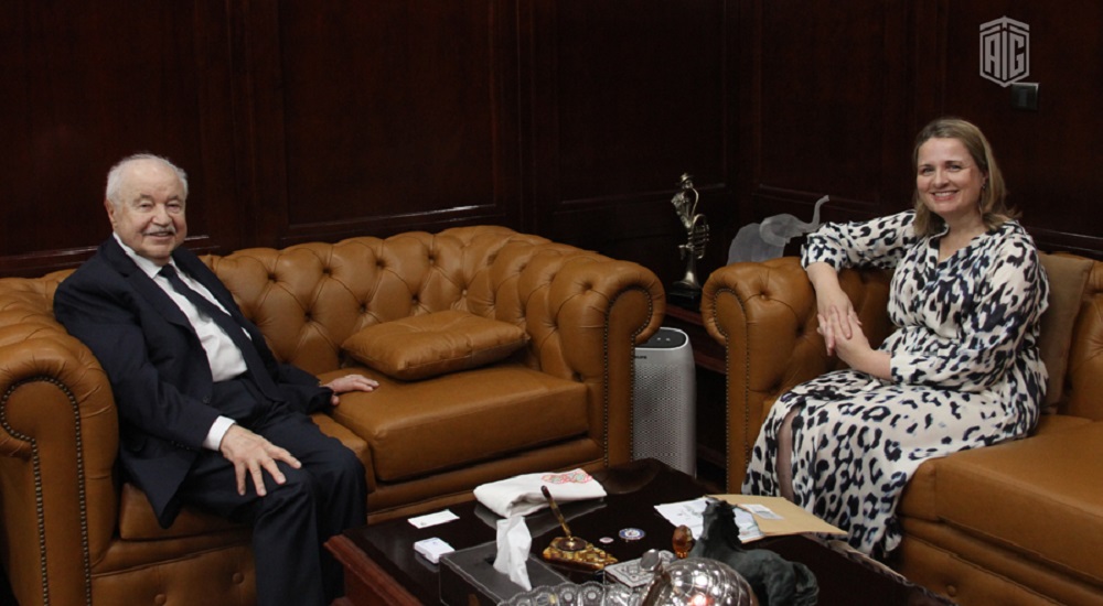 Abu-Ghazaleh and Ireland Ambassador to Jordan Discuss Means of Enhancing Cultural Relations
