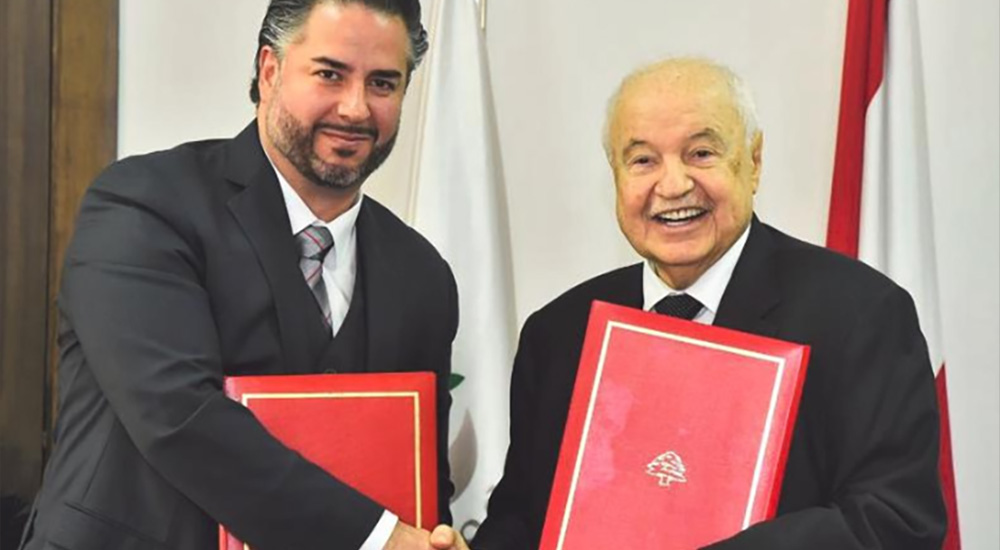 أبوغزاله ووزير الاقتصاد اللبناني يوقعان اتفاقية تعاون في مجال الملكية الفكرية