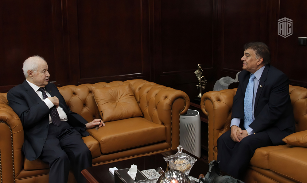 Abu-Ghazaleh and Pakistani Ambassador to Jordan Discuss Cooperation 