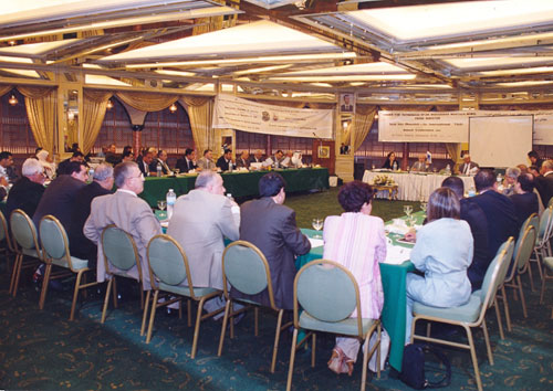 Part of the annual meetings held in Damascus, September 18, ...