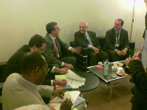 Abu-Ghazaleh and delegation heads