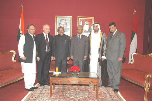 At UAE embassy in India