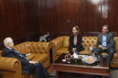 Abu-Ghazaleh Receives Director of UNRWA Affairs in Jordan