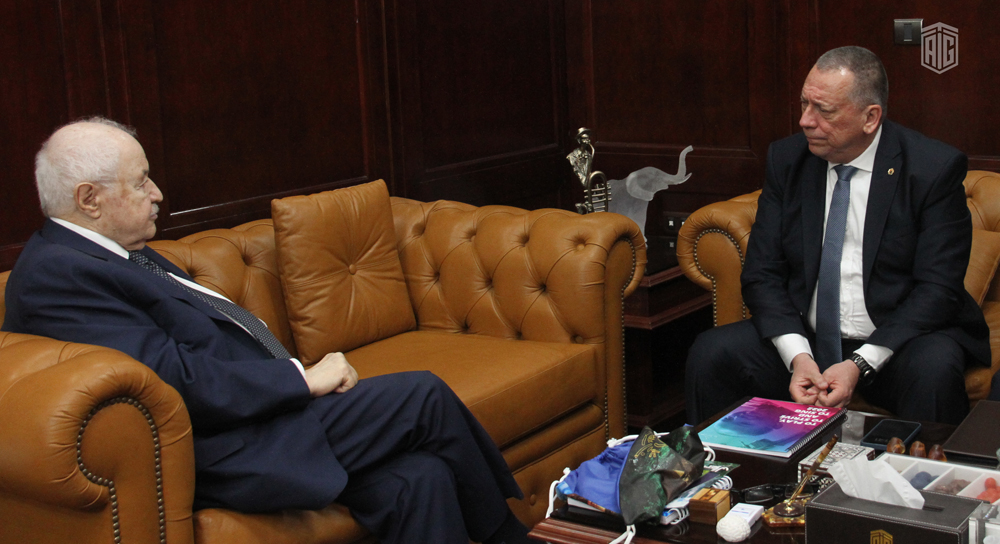 Abu-Ghazaleh and Venezuelan Ambassador to Jordan Discuss Means of Economic and Cultural Cooperation 
