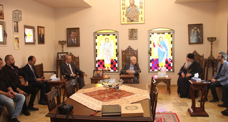 خلال زيارة الدكتور طلال أبوغزاله لموقع المغطس سيادة المتروبوليت فينيذكتوس يثني على دور أبوغزاله في دعم المجتمعات المسيحية في الأردن
