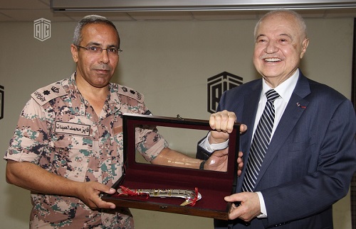 HE Dr. Talal Abu-Ghazaleh patronizes a workshop for Jordanian, Kuwaiti and Bahraini military and security officers