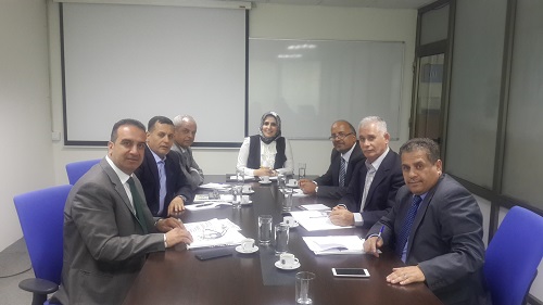 me and Sales Tax Committee at Talal Abu-Ghazaleh Knowledge Forum discusses tax related issues and methods for reducing tax evasion