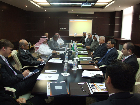 Meeting of Chairman Abu-Ghazaleh and his