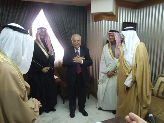Chairman Abu-Ghazaleh meets with a number of business 