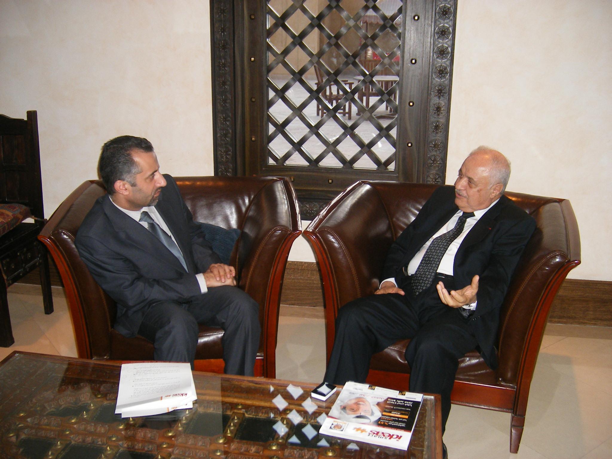 Interview with Mr. Talal Abu-Ghazaleh on the sidelines of ...