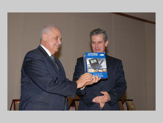 Chairman Talal Abu-Ghazaleh receives an 