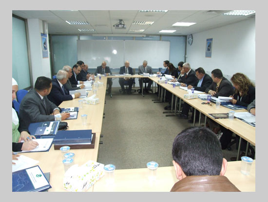 Chairman Abu-Ghazaleh heading meetings of the 