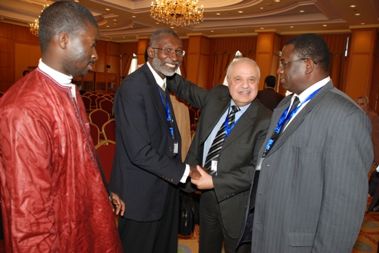 Mr. Talal Abu-Ghazaleh welcomes some of the African ...